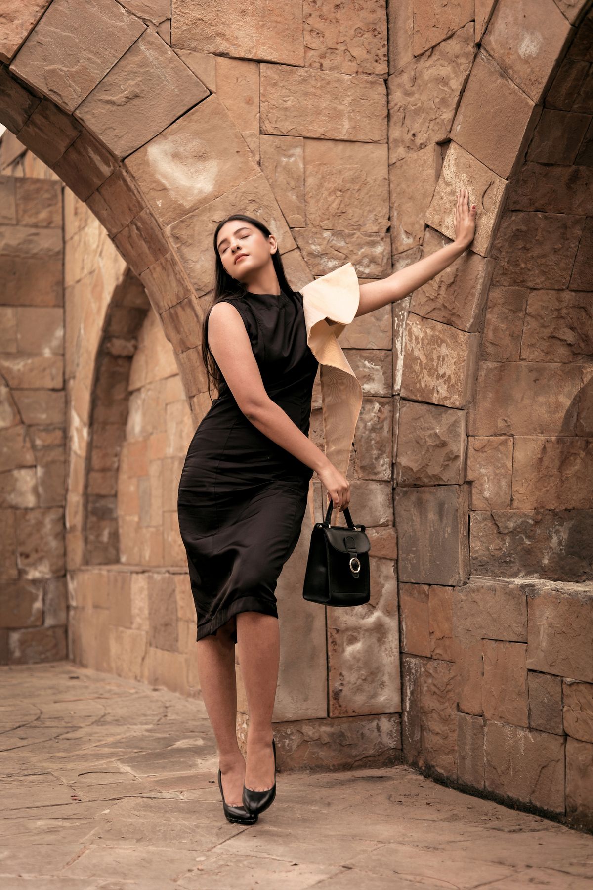 Wrap Midi Dress